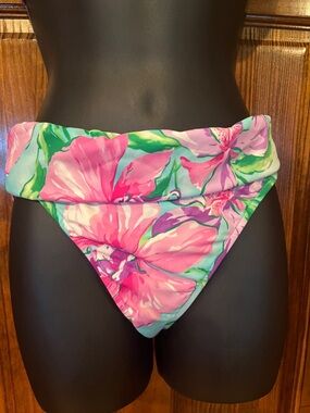 VENUS Pastel Floral Pink Green Swim Bottoms